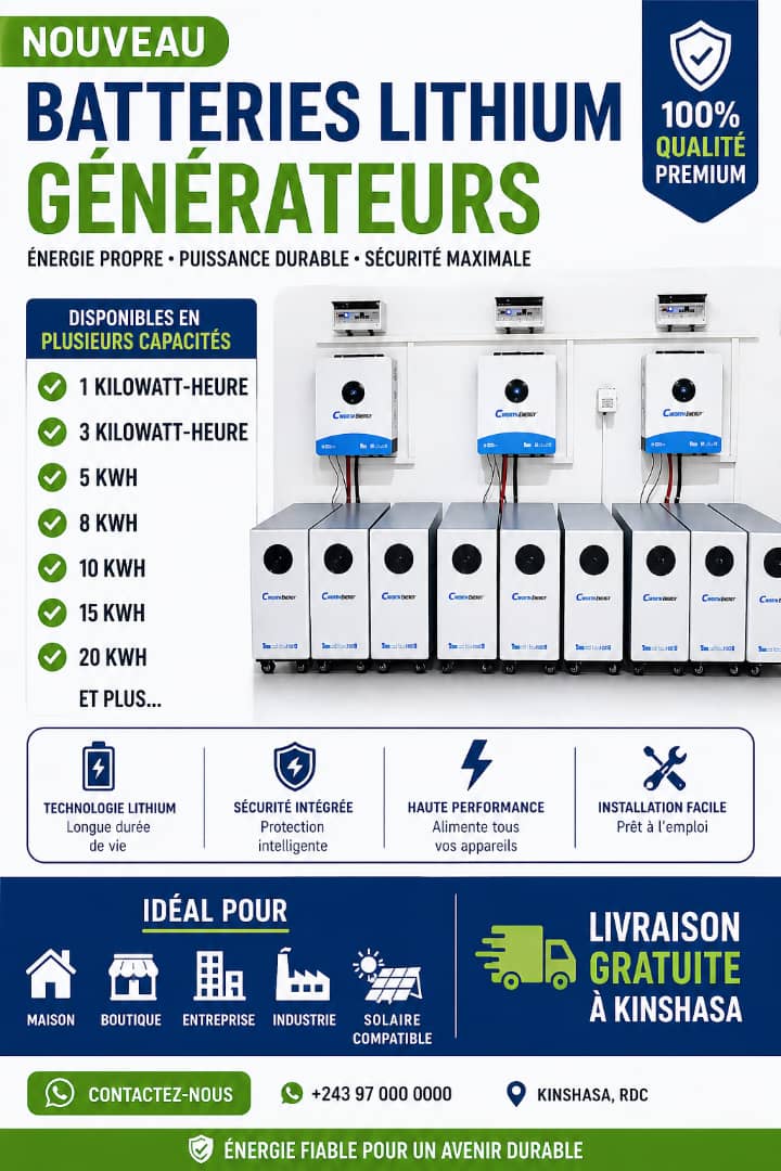 🚀 Investissez dans les batteries lithium Cworth Energy et profitez d'une autonomie exceptionnelle pendant des années.