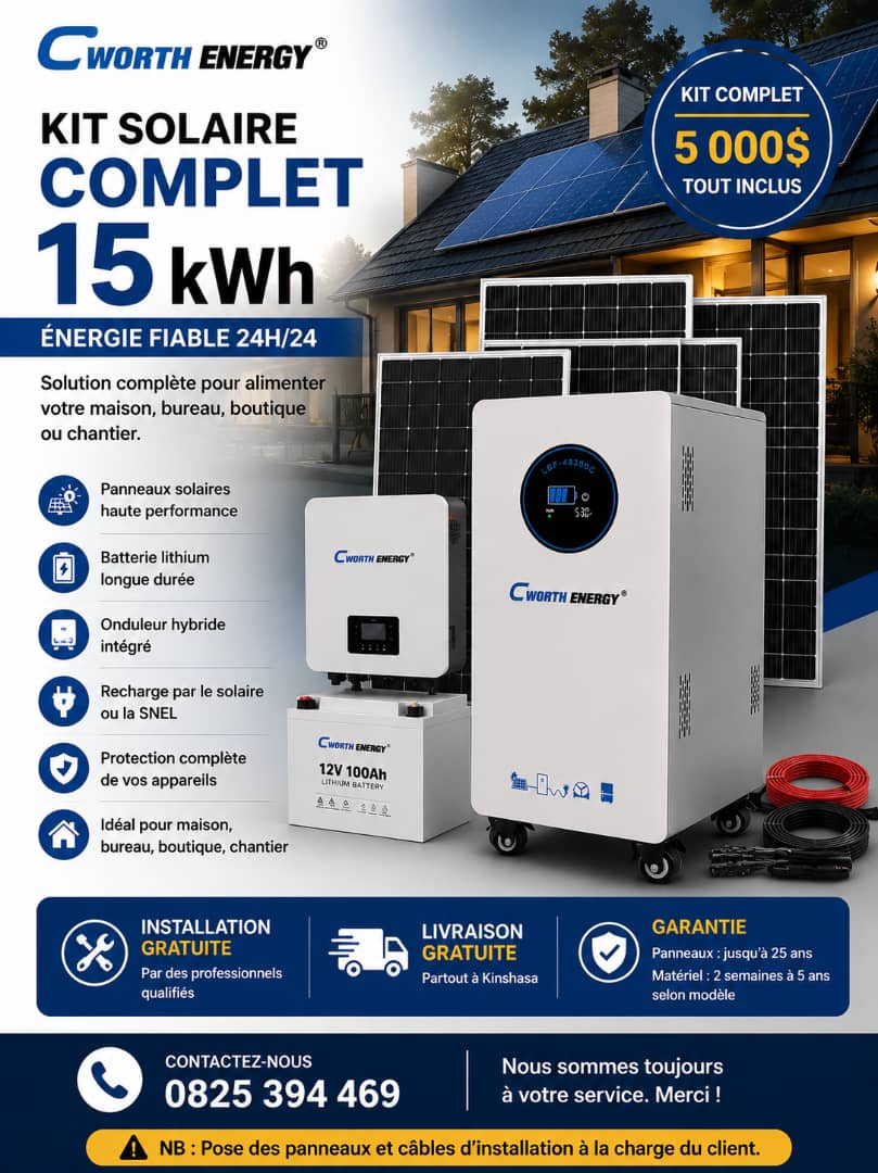 🚀 Investissez dans les batteries lithium Cworth Energy et profitez d'une autonomie exceptionnelle pendant des années.