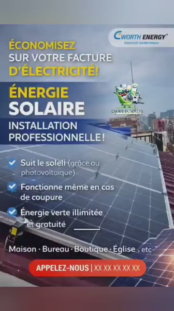 🚀 Investissez dans les batteries lithium Cworth Energy et profitez d'une autonomie exceptionnelle pendant des années.